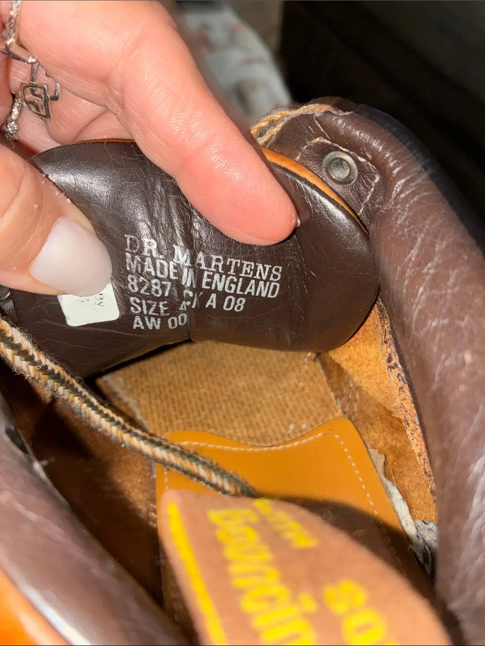 Dr. Martens Brown Leather Lace-Up Outdoor Boots